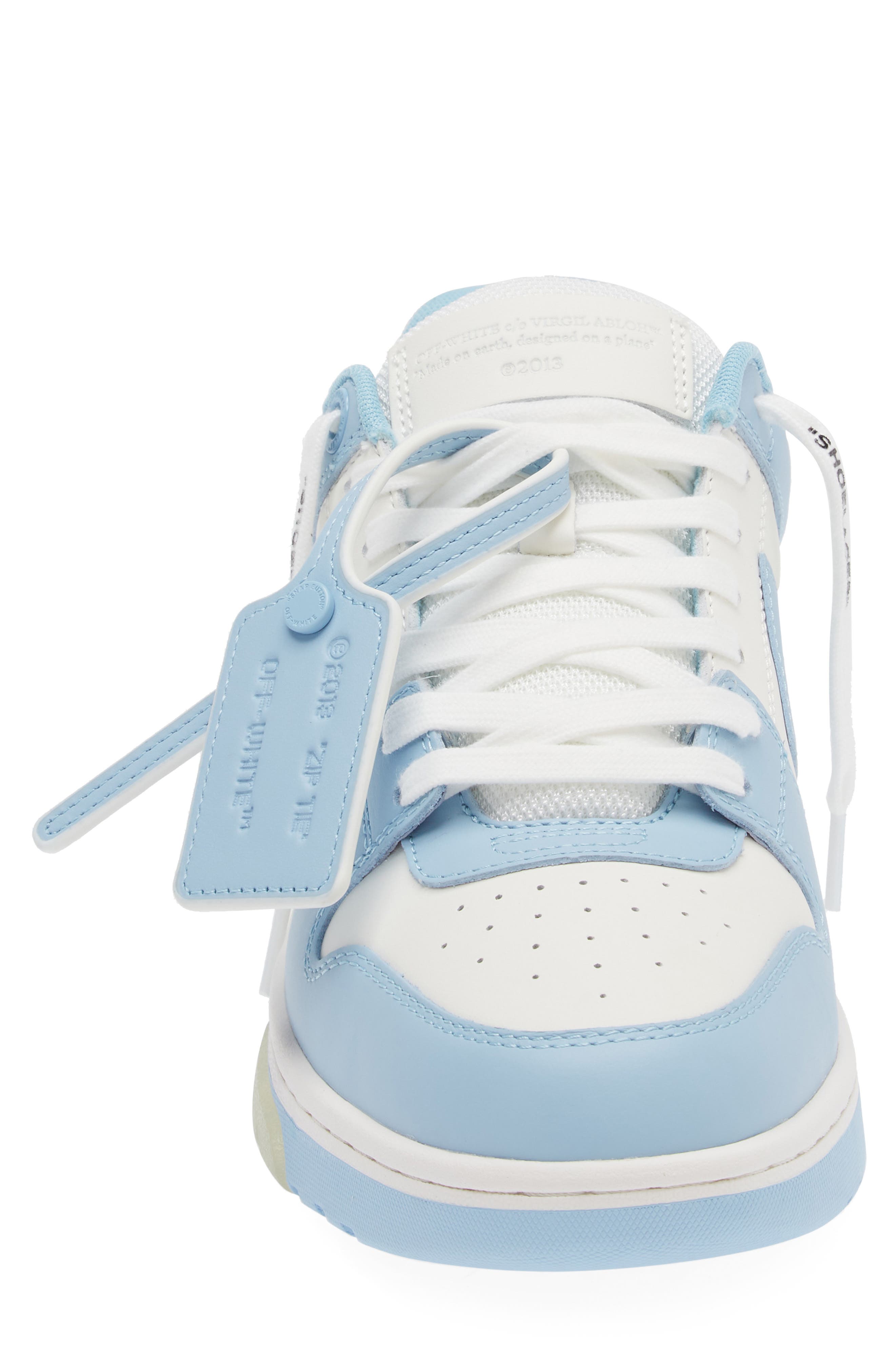 Off-White Out of Office Low Top Sneaker, Alternate, color, White/ Light Blue