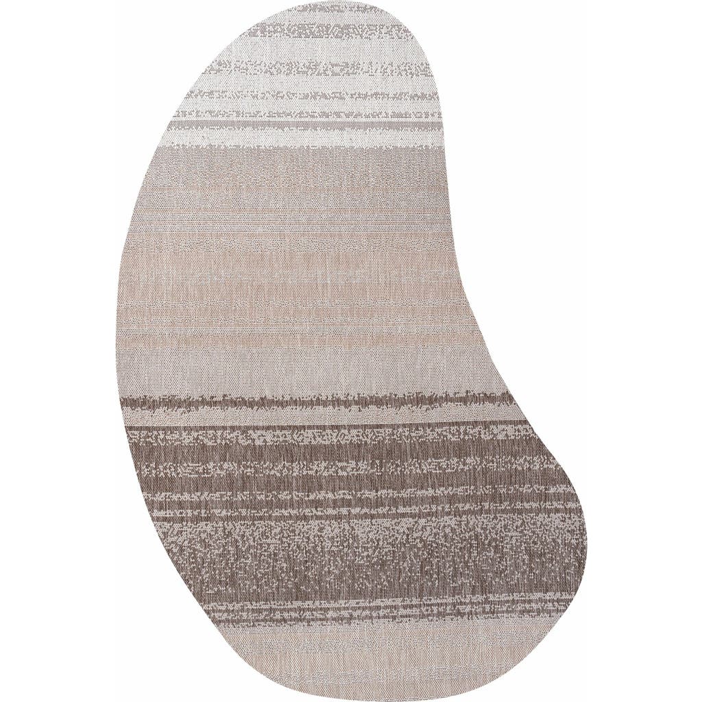 Jonathan Y Evan Modern Rustic Organic Curve Indoor/outdoor Shaped Area Rug