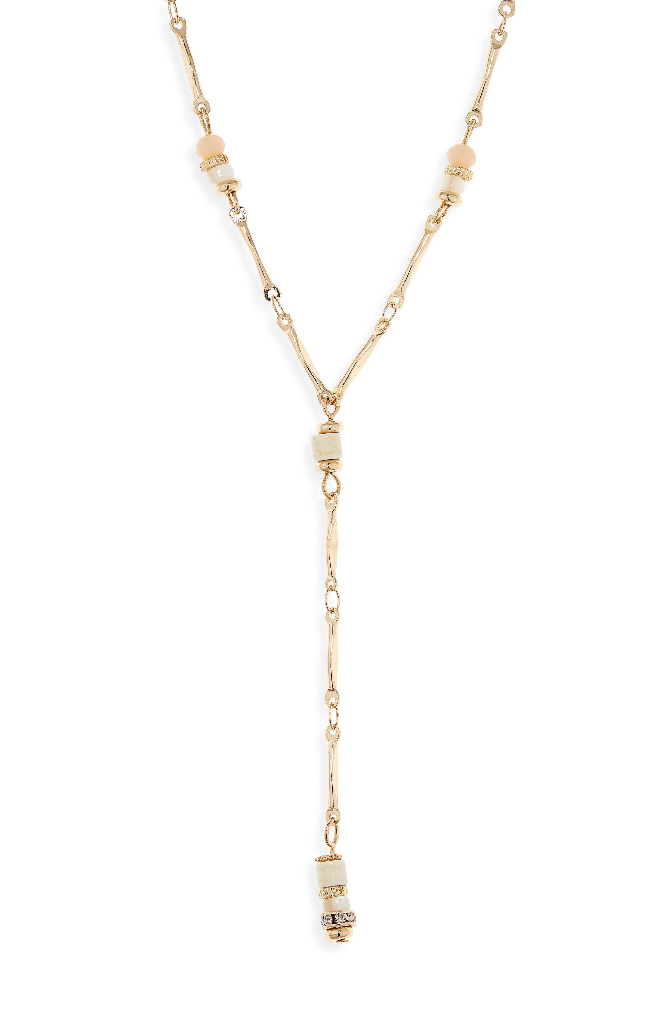 NORDSTROM RACK Beaded Y-Necklace