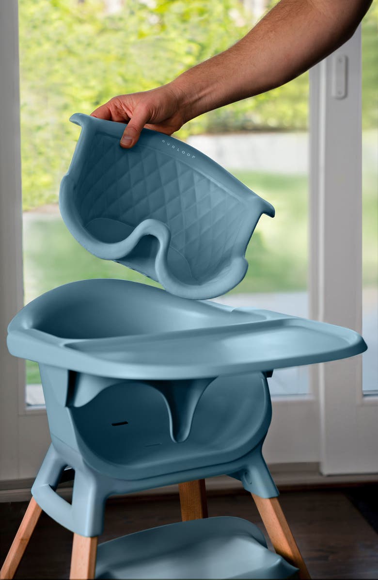 EVRLOOP 3-in-1 High Chair, Alternate, color, Nantucket Blue