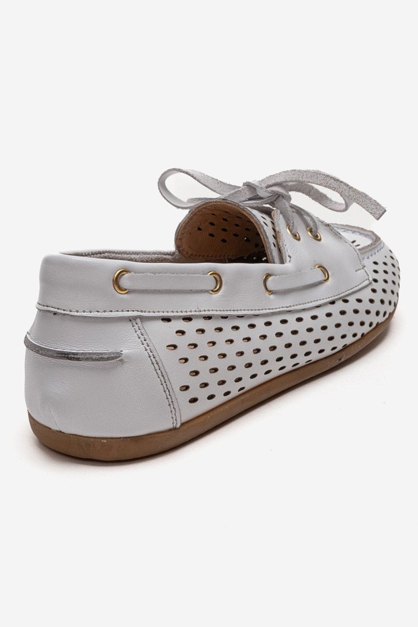 Stevo Leather Lace Up Loafer, Alternate, color, White