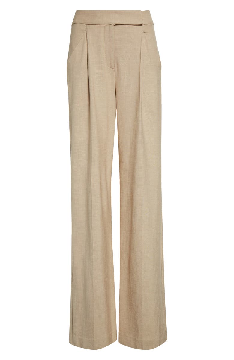 Veronica Beard Marbeau Wide Leg Pants, Alternate, color, Stone Khaki