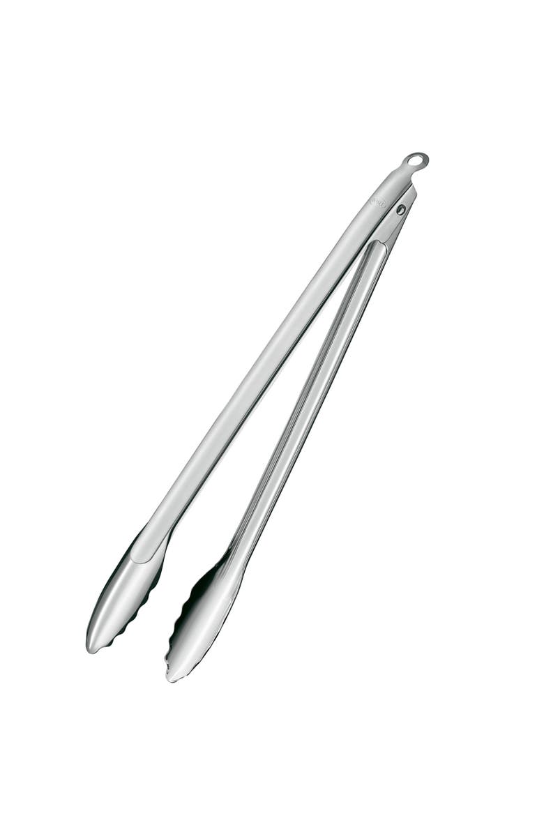 Rosle 16 Inch Locking BBQ Tongs, Stainless Steel, Main, color, 