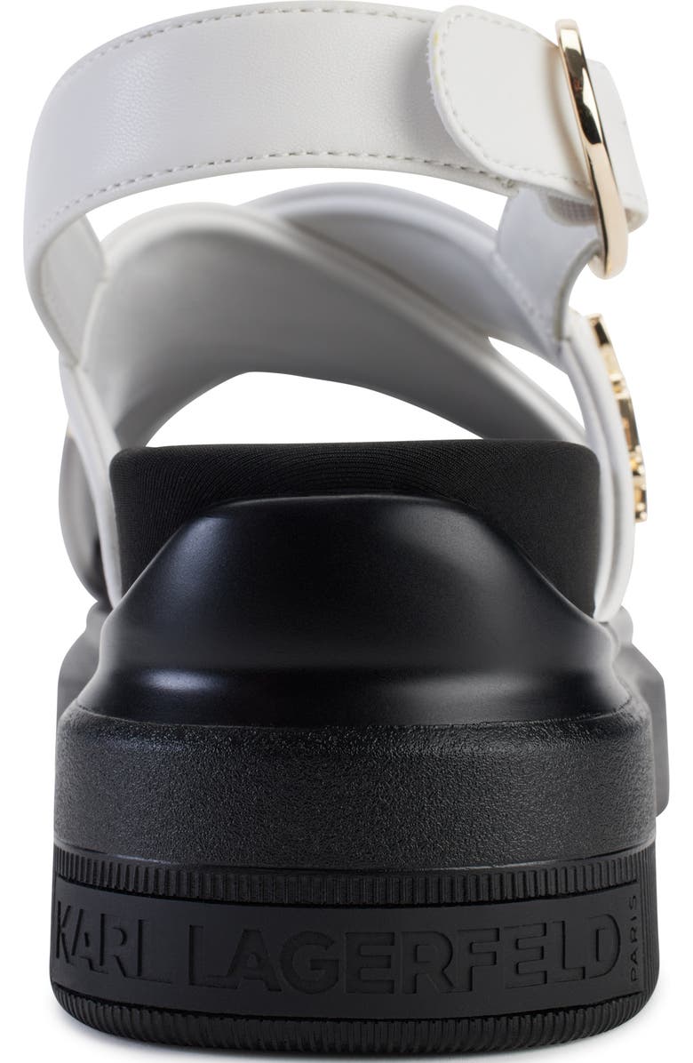 KARL LAGERFELD PARIS Tilda Platform Wedge Sandal, Alternate, color,