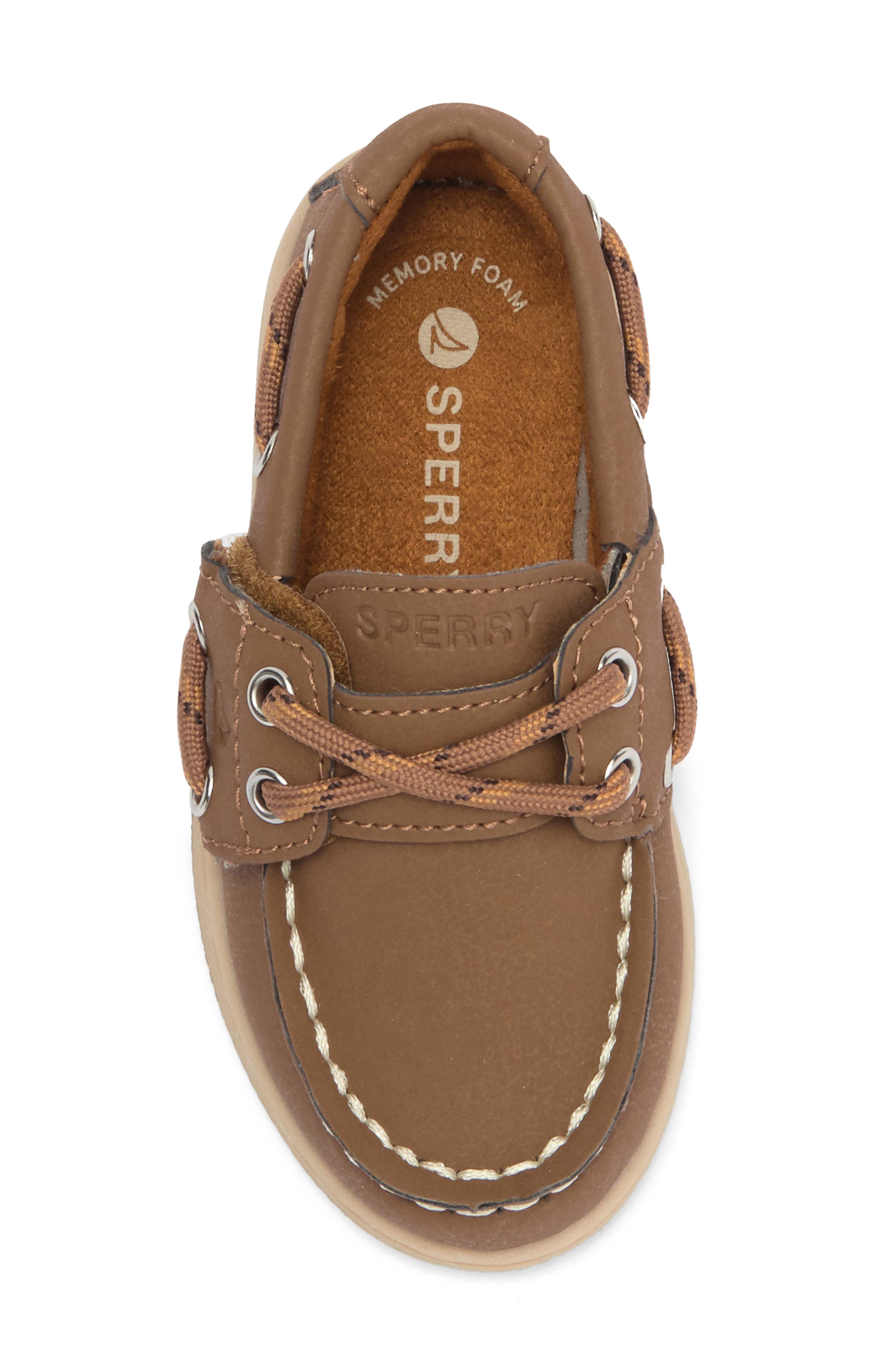 Sperry Kids' Cup II Boat Shoe, Alternate, color, Chestnut
