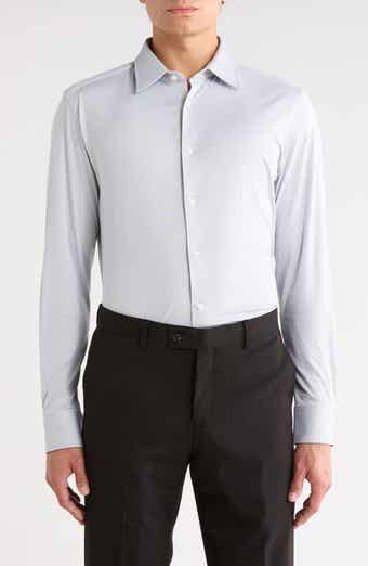 Hays Kent Slim Fit Cotton Blend Dress Shirt