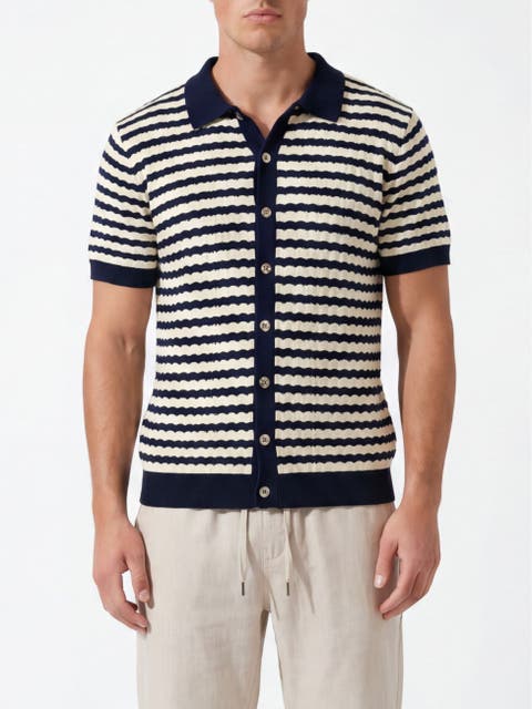 Striped Resort Knitted Shirt