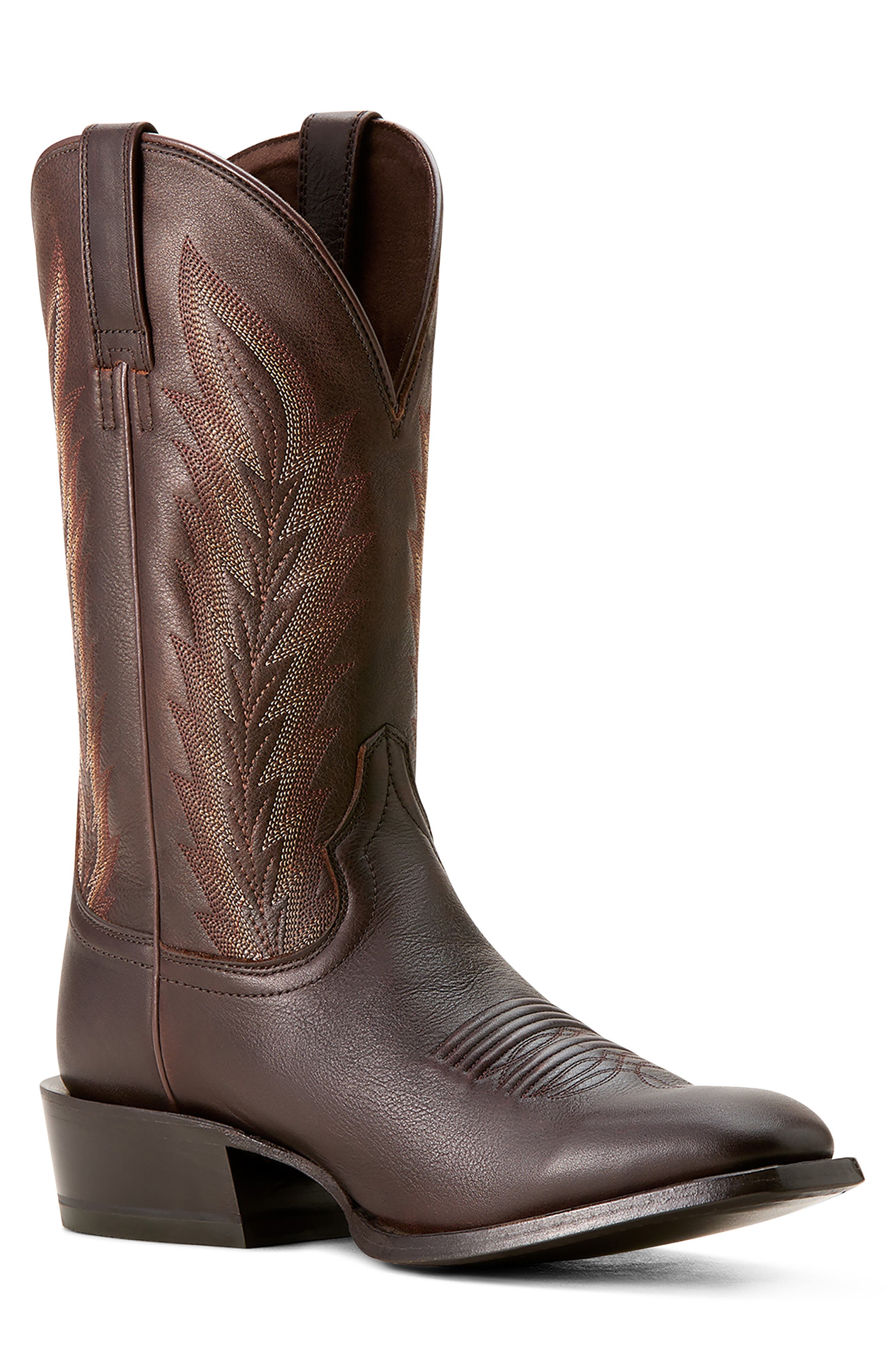 Ariat Willie Western Boot, Alternate, color, Bittersweet Chocolate