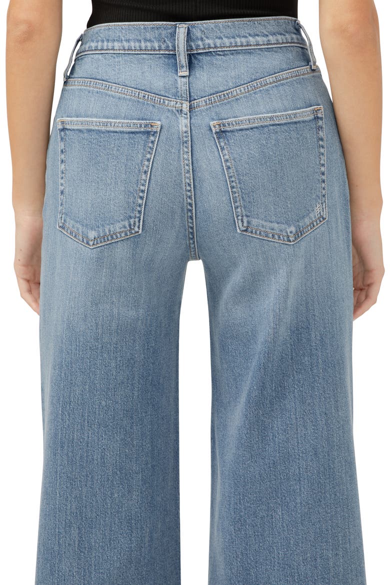 Highly Desirable High Waist Wide Leg Jeans, Alternate, color, INDIGO