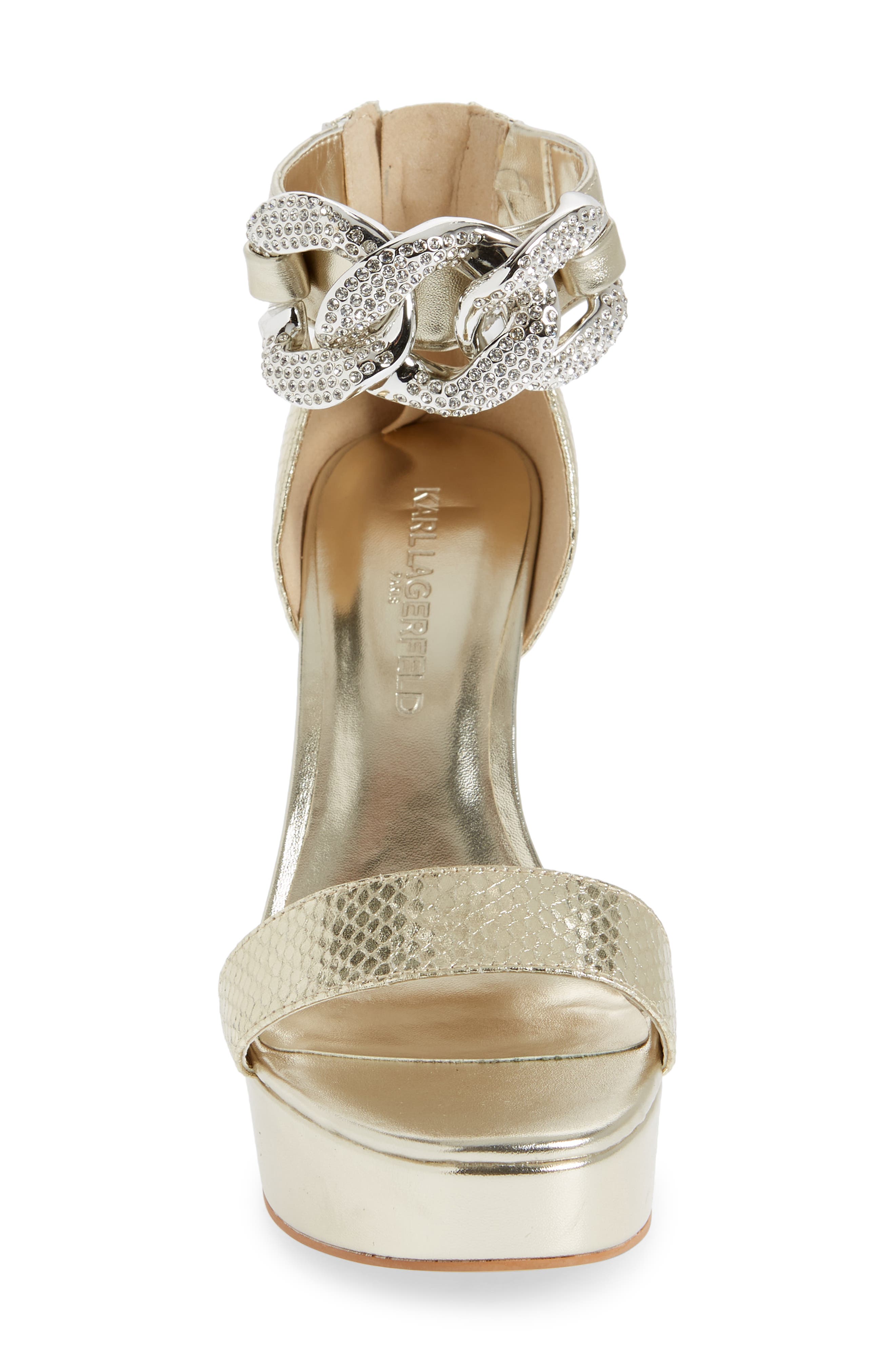 KARL LAGERFELD PARIS Anisha Platform Sandal, Alternate, color, 