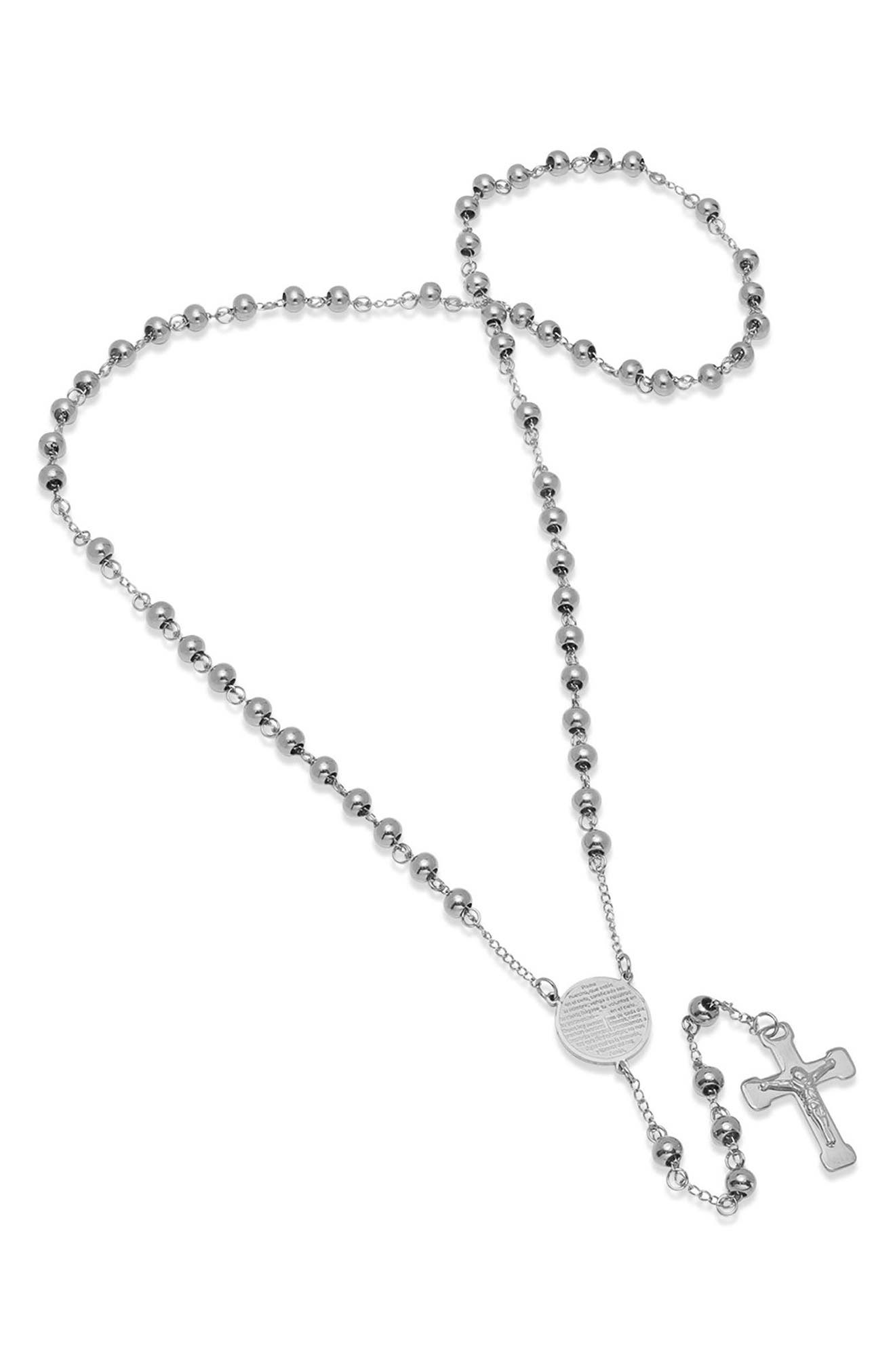 18k Gold Plated Rosary Necklace