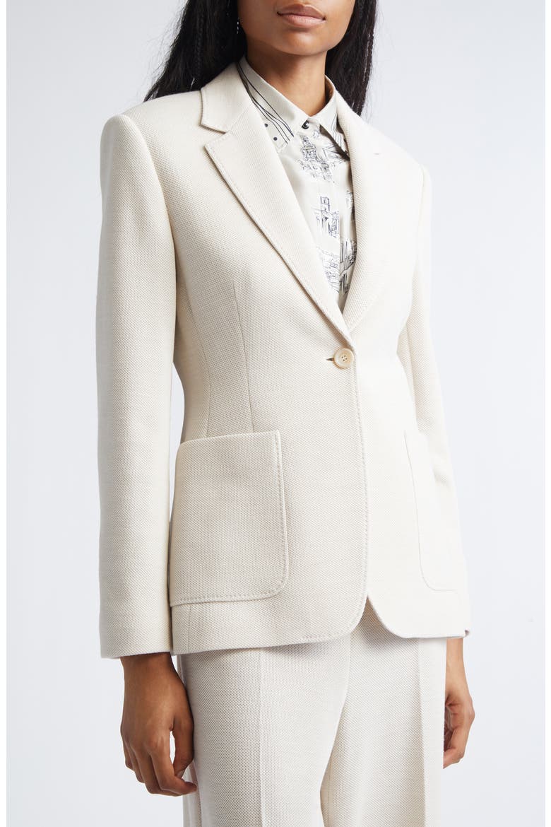 Utilita Virgin Wool Blazer, Alternate, color, IVORY