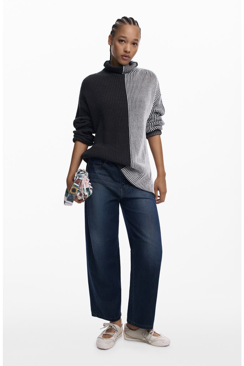 Turtleneck Sweater, Alternate, color, GRAY