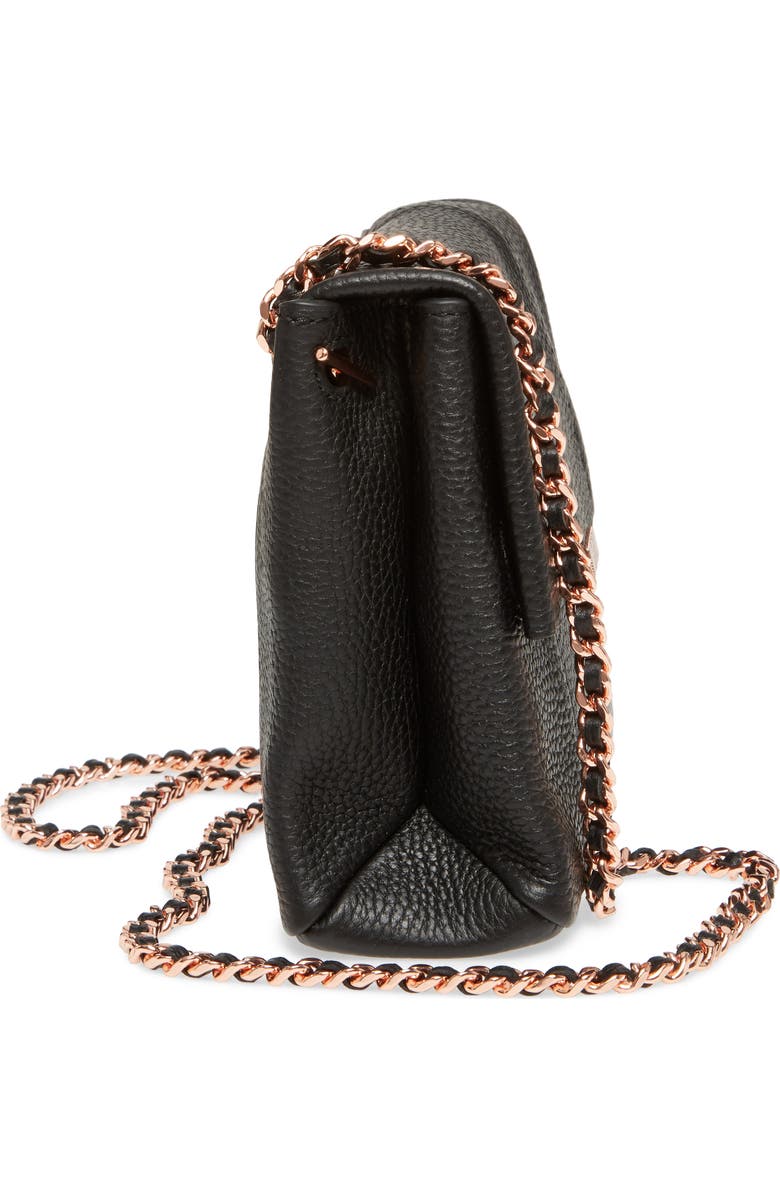 Ted Baker London Parson Leather Crossbody Bag, Alternate, color,