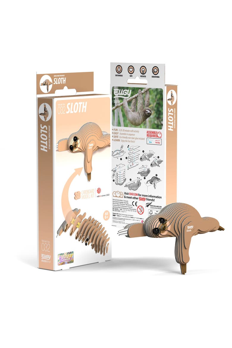 Sloth 3D Puzzle, Main, color, No Color