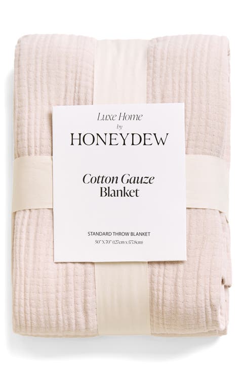 Cotton Gauze Throw Blanket