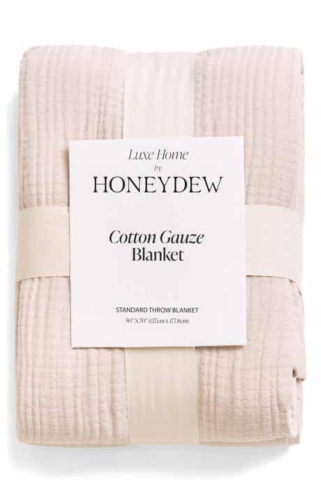Honeydew Cotton Gauze Throw Blanket