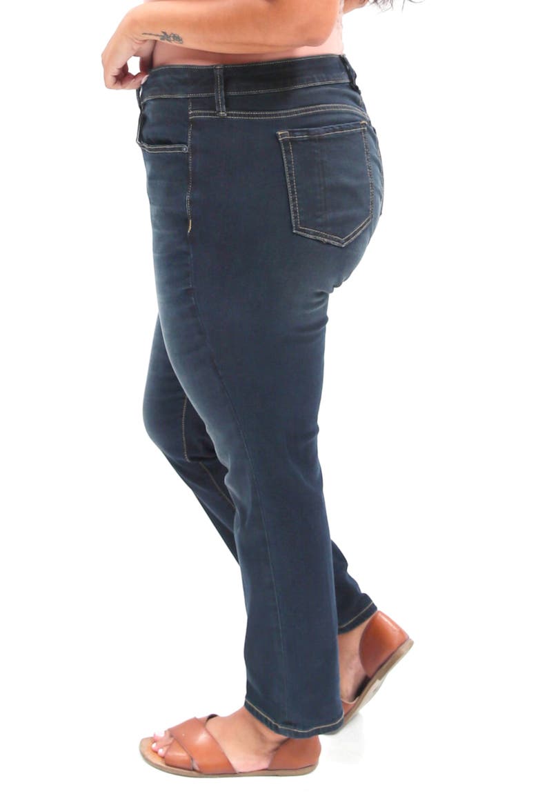 Mid Rise Slim Fit Jeans, Alternate, color, DAPHNE