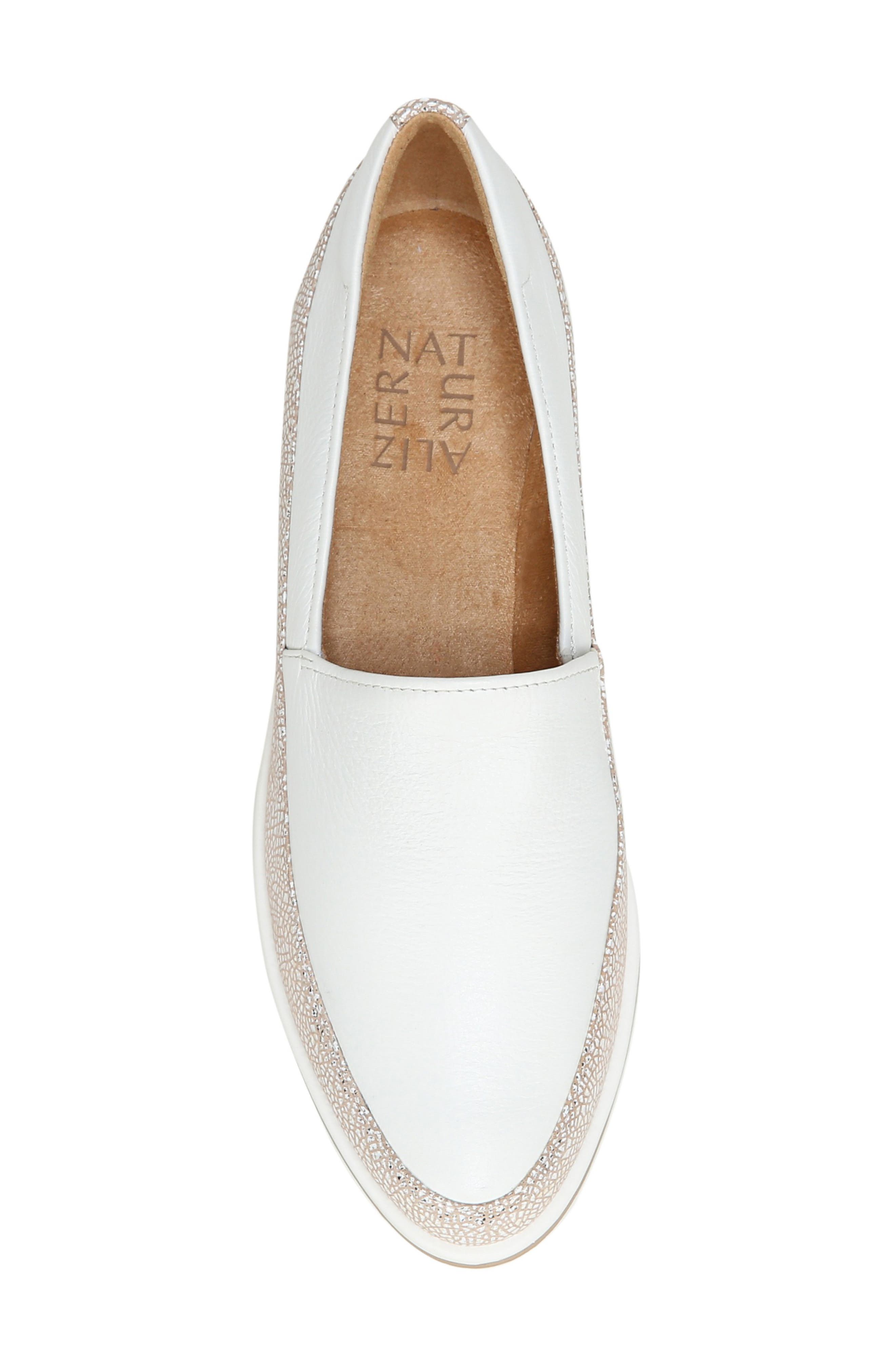 Beale Flat, Alternate, color, WHITE LEATHER
