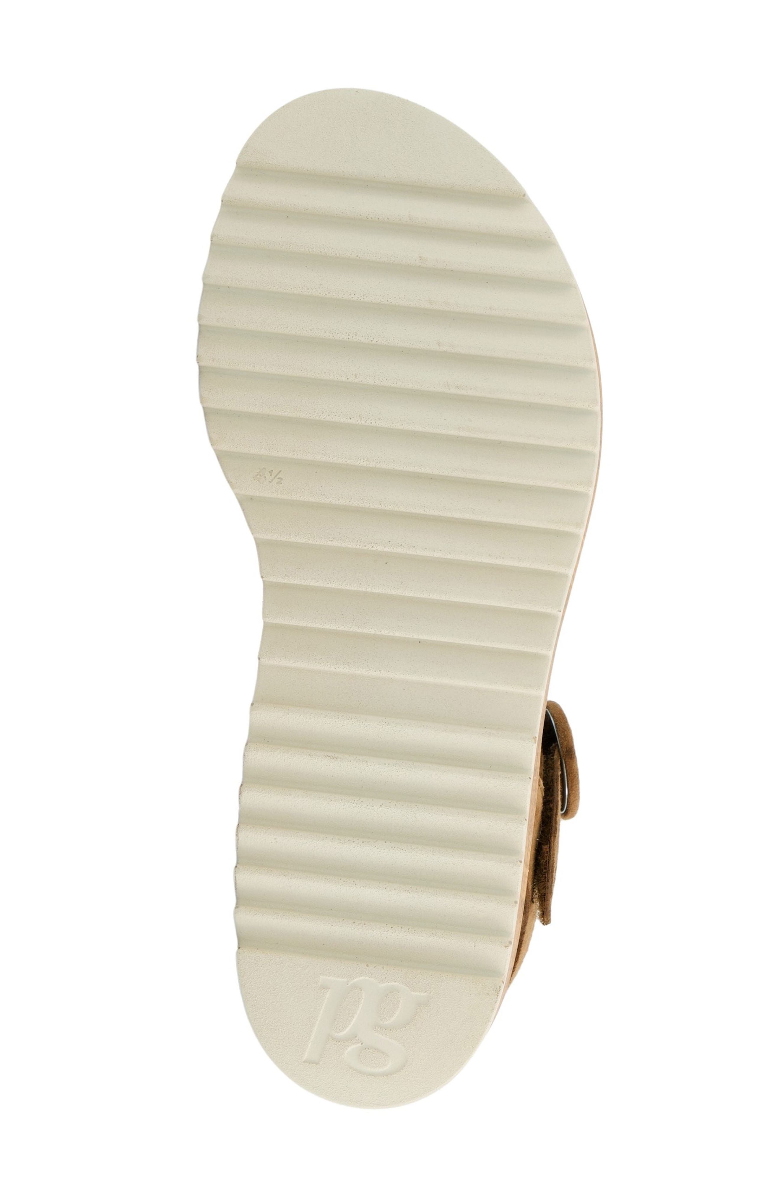 Trento Ankle Strap Platform Sandal, Alternate, color, NUT SUEDE
