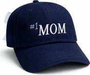 Bits & Bows Women's #1 Mom Bow Baseball Hat