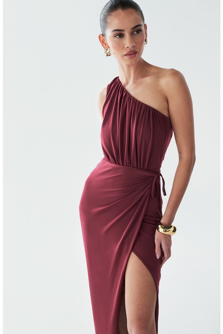Avenly Maxi Dress, Alternate, color, Burgundy