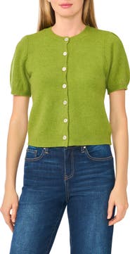 CeCe Short Sleeve Cardigan