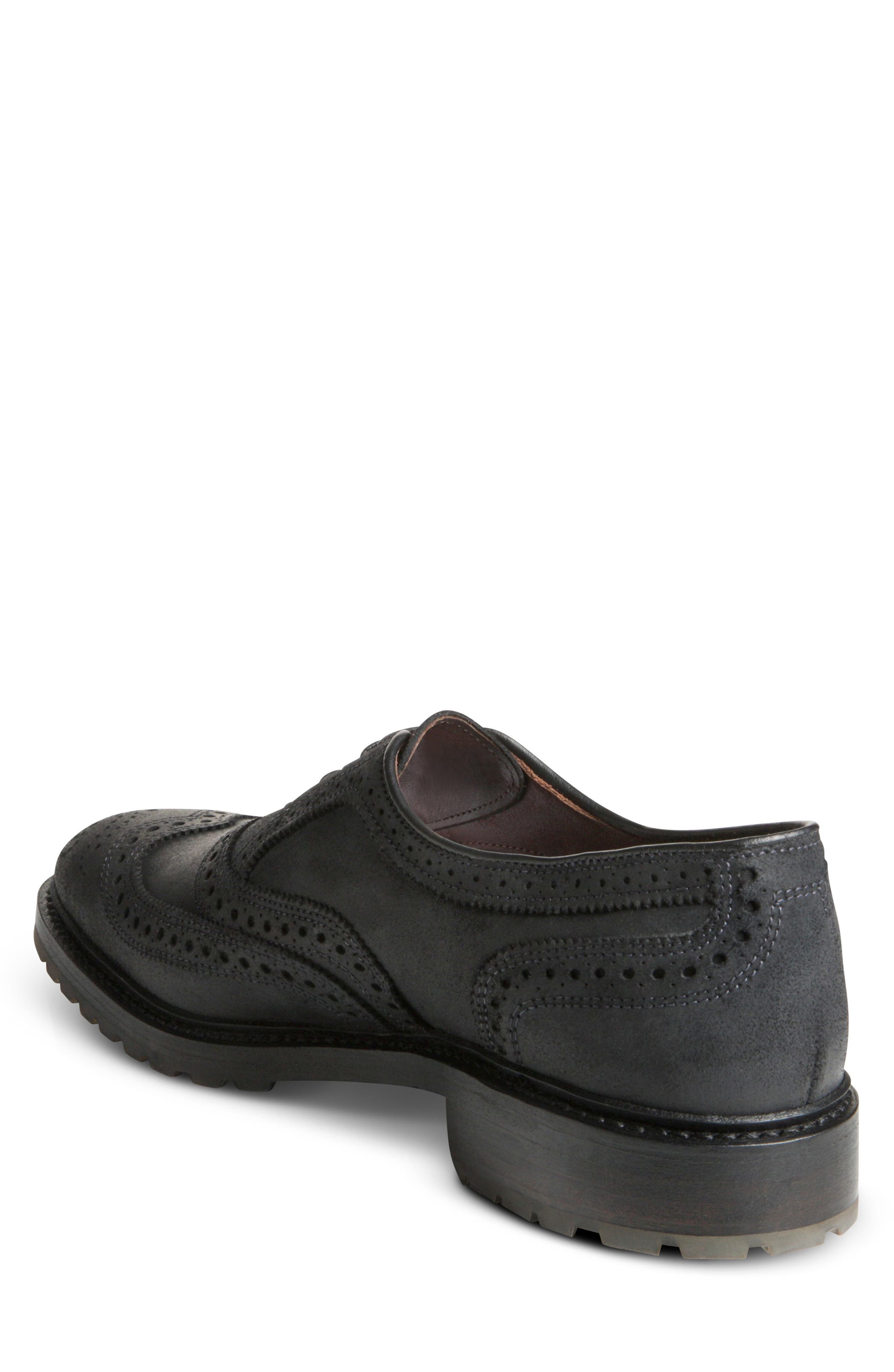 McTavish Lugged Wingtip, Alternate, color, BLACK