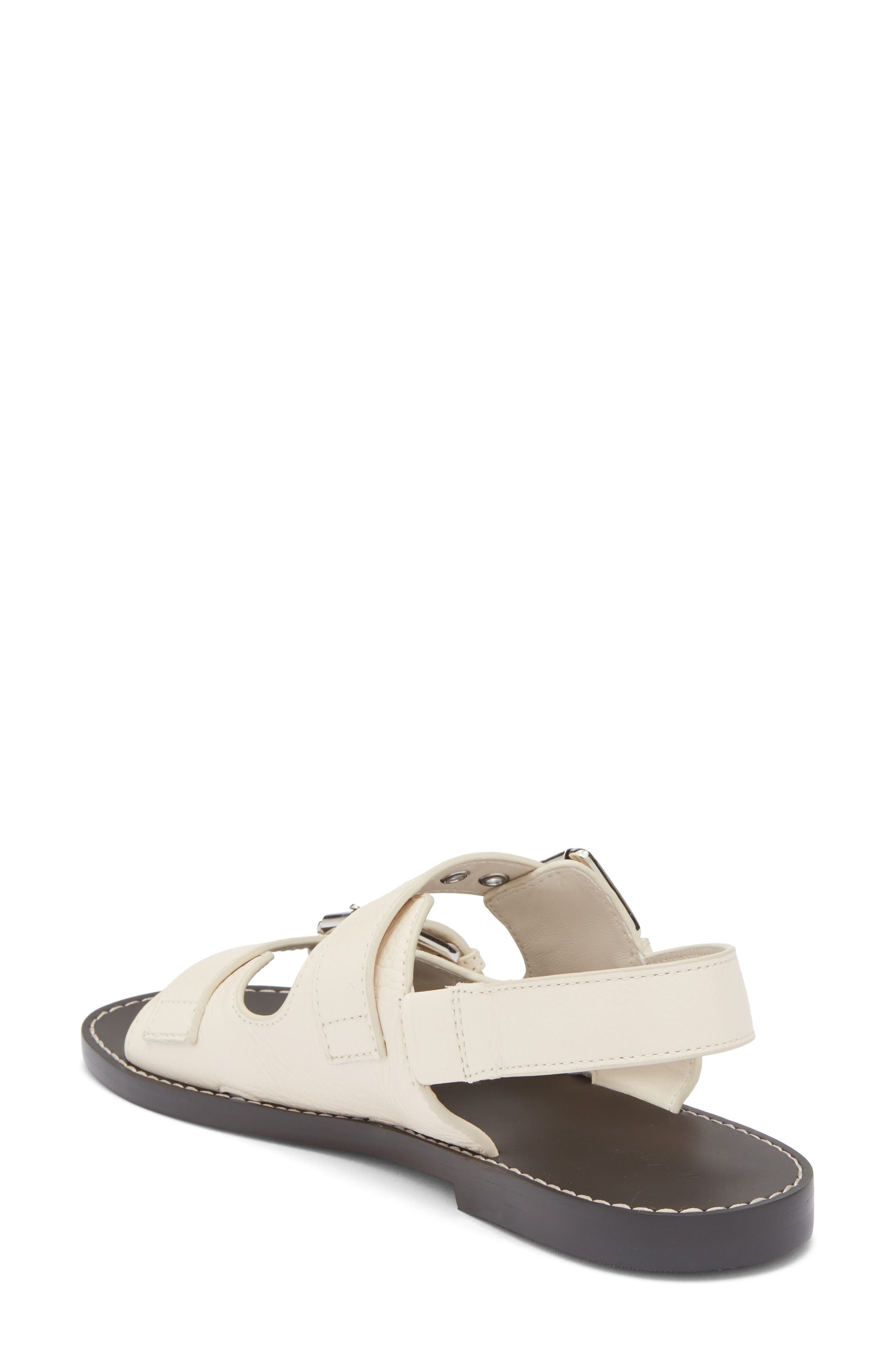 Indie Buckle Sandal, Alternate, color, IVORY