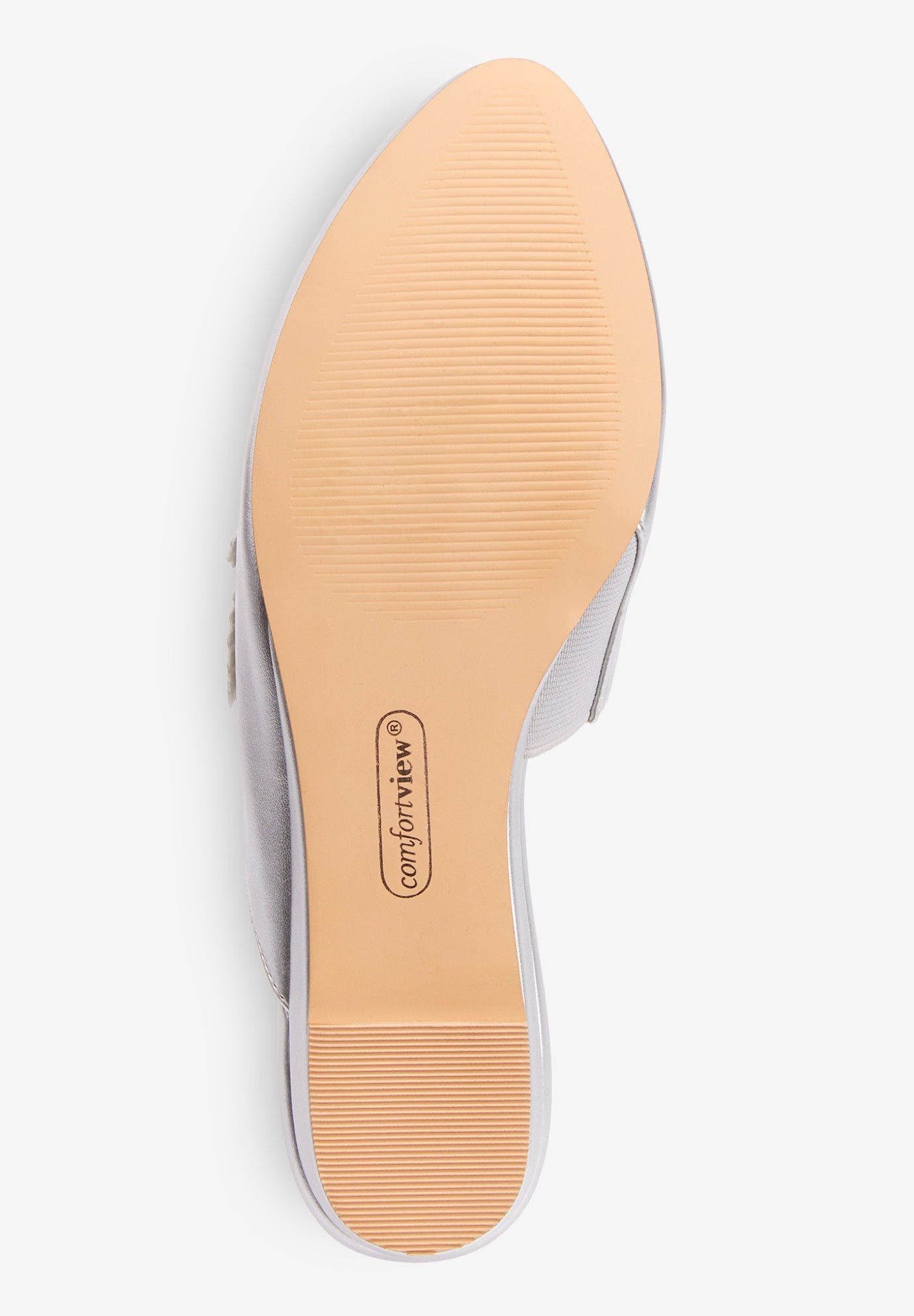The Ayla Slip On Mule, Alternate, color, SILVER
