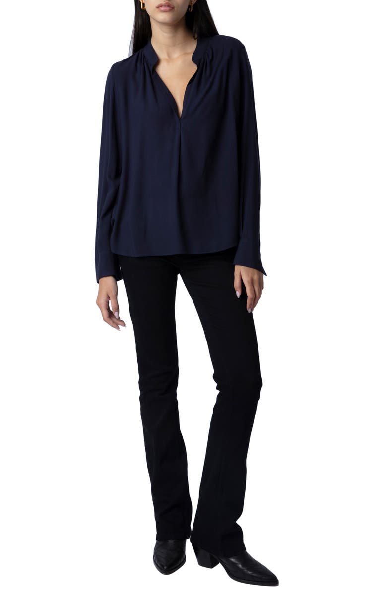 Zadig & Voltaire Tink Tunic Blouse, Alternate, color,