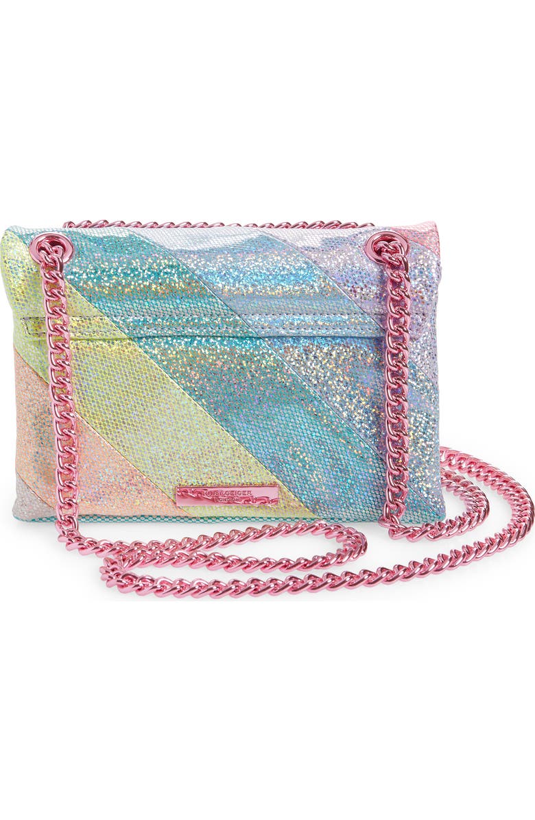 Kurt Geiger London Mini Kensington Glitter Crossbody Bag, Alternate, color,