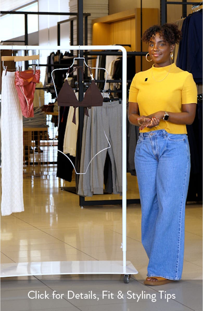 Riah Triangle Bikini Top, sales video thumbnail