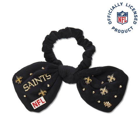 New Orleans Saints Bow Scrunchie