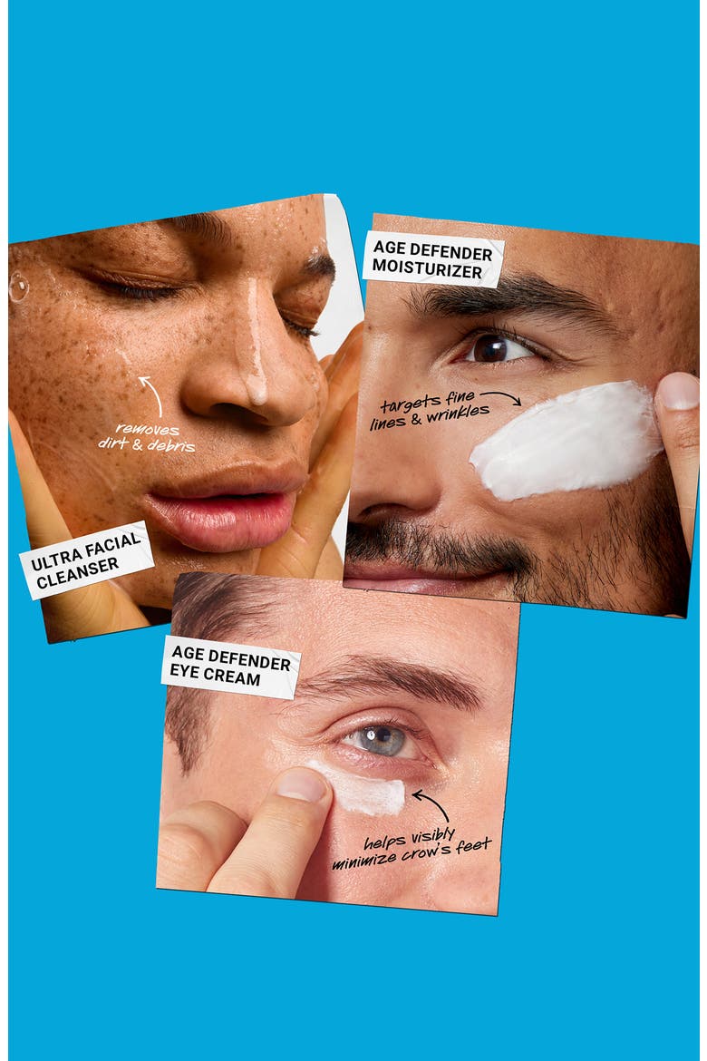 Men's Age Defending Skin Care Gift Set $117 Value, Alternate, color, NONE