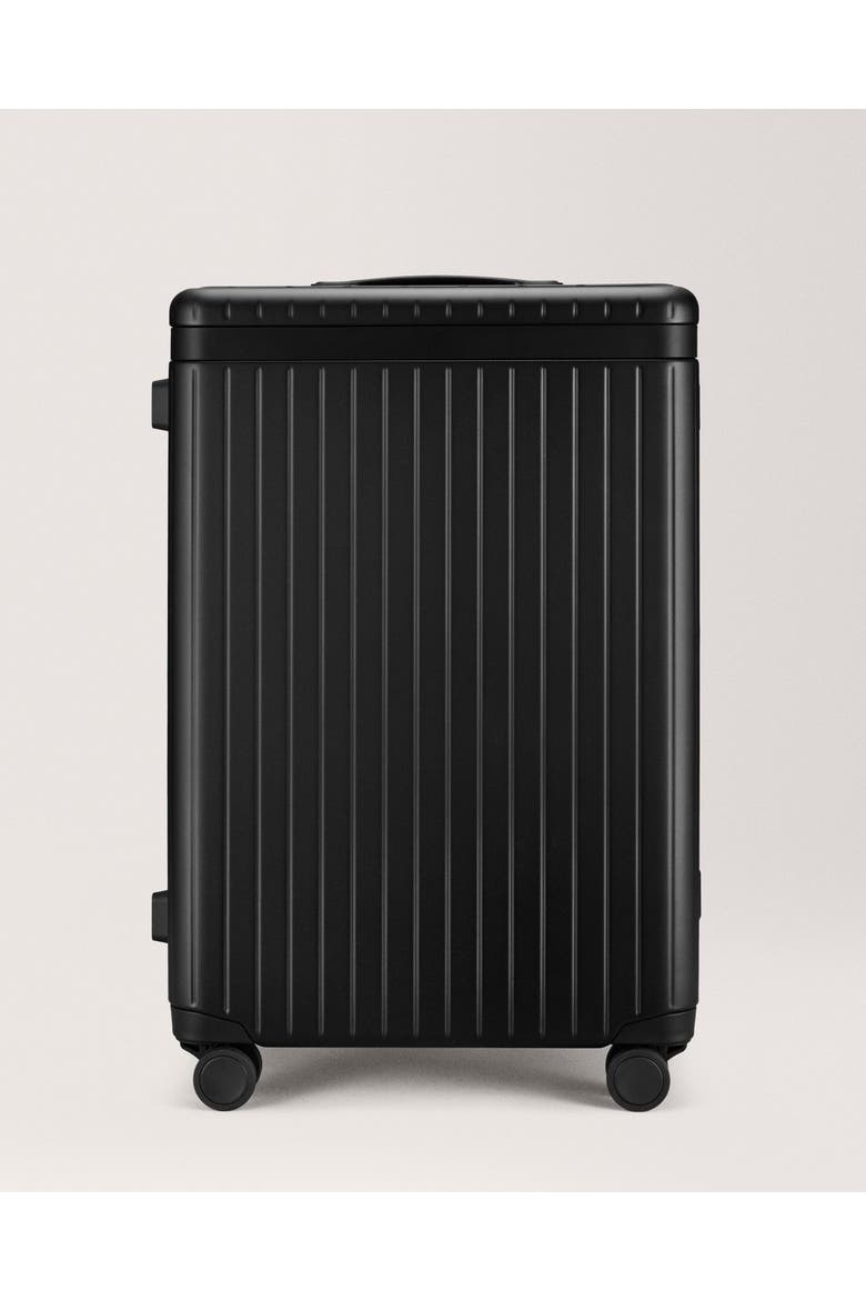 The Check-in Suitcase, Main, color, Black / Black