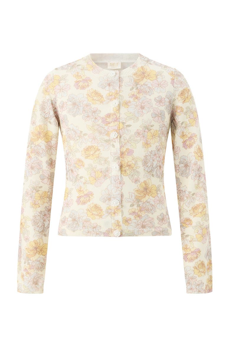 Posie Knit Cardigan, Main, color, Floral