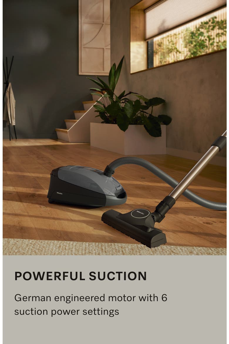 Classic C1 Pure Suction Bagged Canister Vacuum, Alternate, color, Graphite Grey