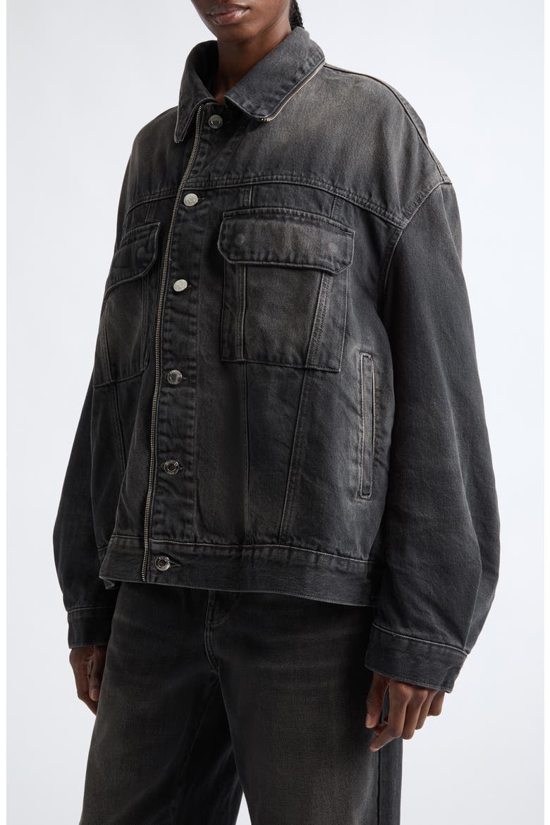 Legacy Denim Jacket, Alternate, color, VINTAGE BLACK