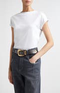 Eleventy Layered Crewneck Cotton T-Shirt