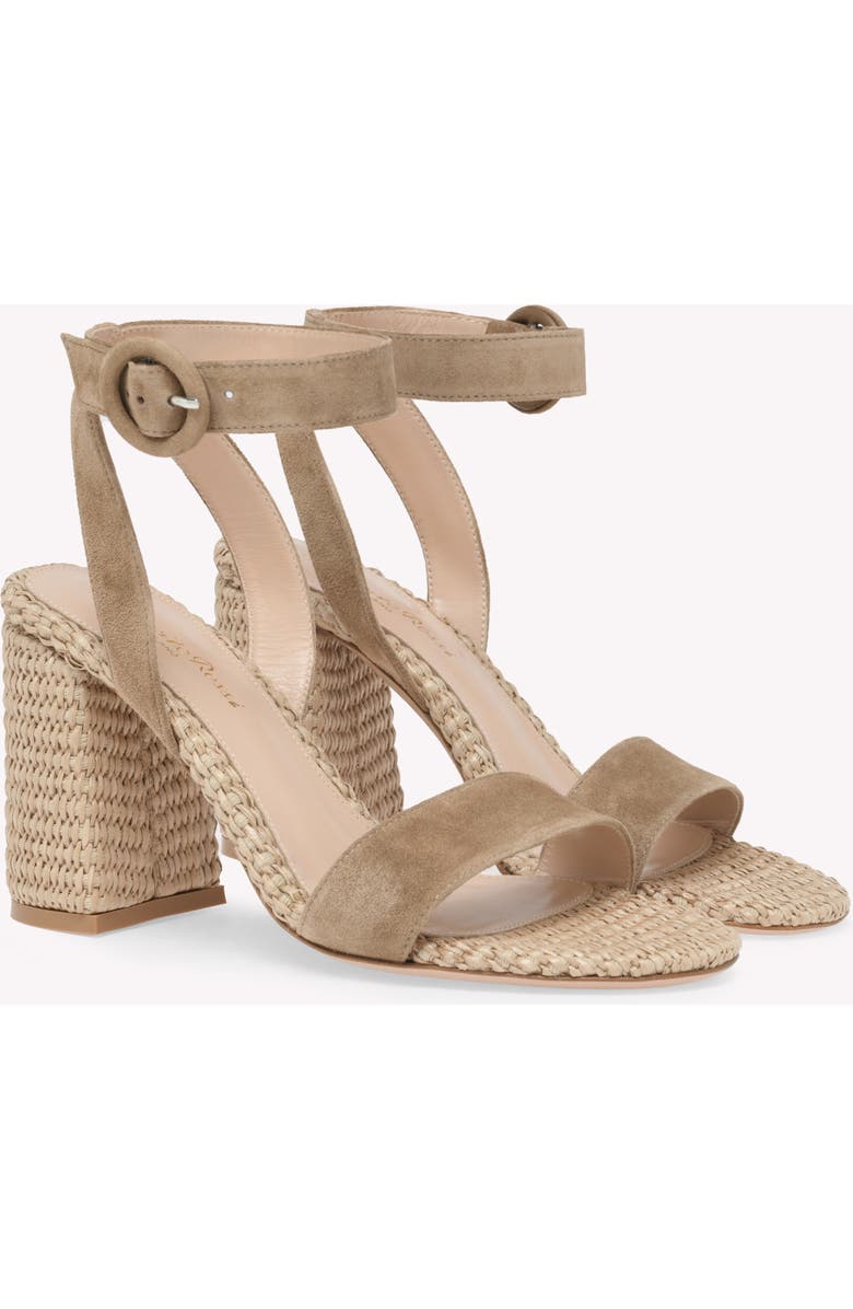 Gianvito Rossi Luana Sandals, Alternate, color, Brown