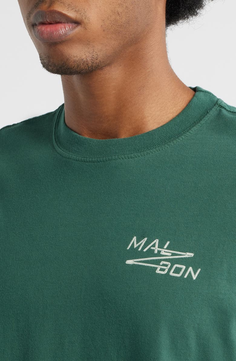 Malbon Golf Bermuda Sport Utility Graphic T-Shirt, Alternate, color, Hunter Green