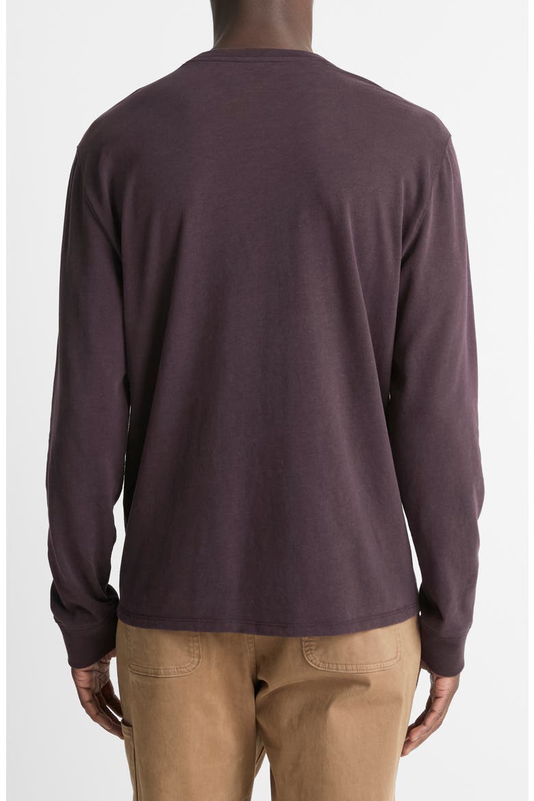 Long Sleeve Sueded Jersey Top, Alternate, color, OXBLOOD