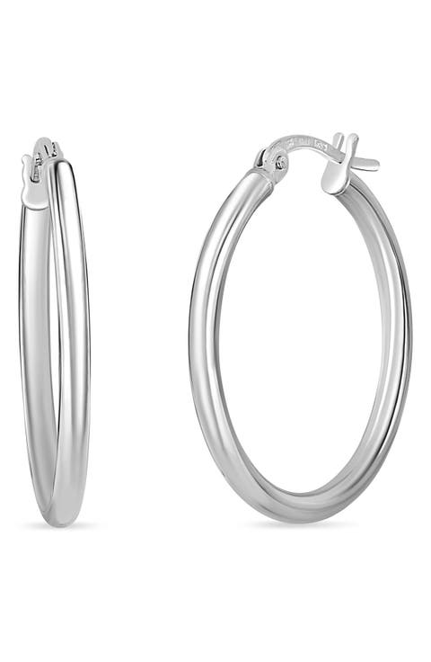 14K Gold Hoop Earrings