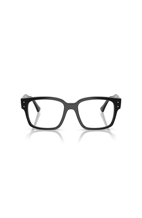 Ray Ban Ray-ban 51mm Square Optical Glasses In Black