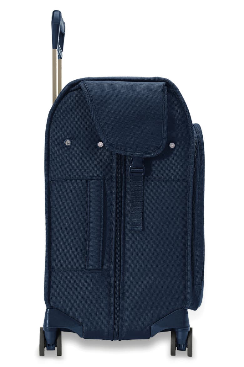 Baseline Deluxe Wardrobe Spinner Suitcase, Alternate, color, NAVY
