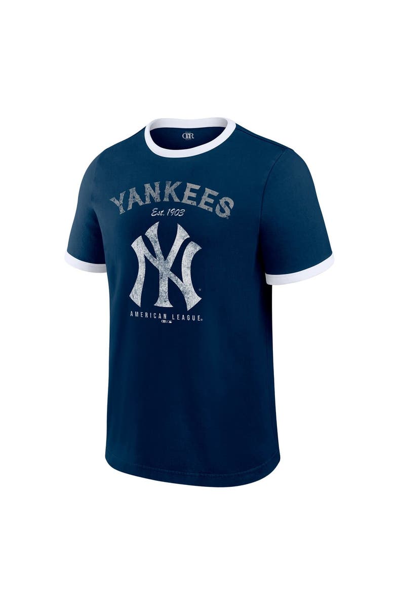Darius Rucker Collection by Fanatics Men's Darius Rucker Collection by Fanatics Navy New York Yankees Washed Ringer T-Shirt, Alternate, color, Navy