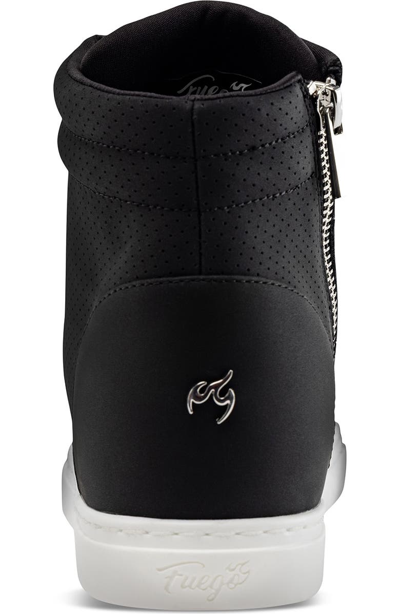 Fuego Women's Wedge Sneaker, Alternate, color, Black