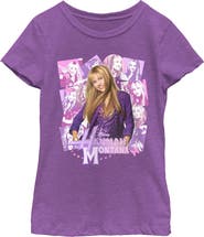 Hannah Montana Girl's Hannah Montana Teen Star Collage Graphic T-Shirt
