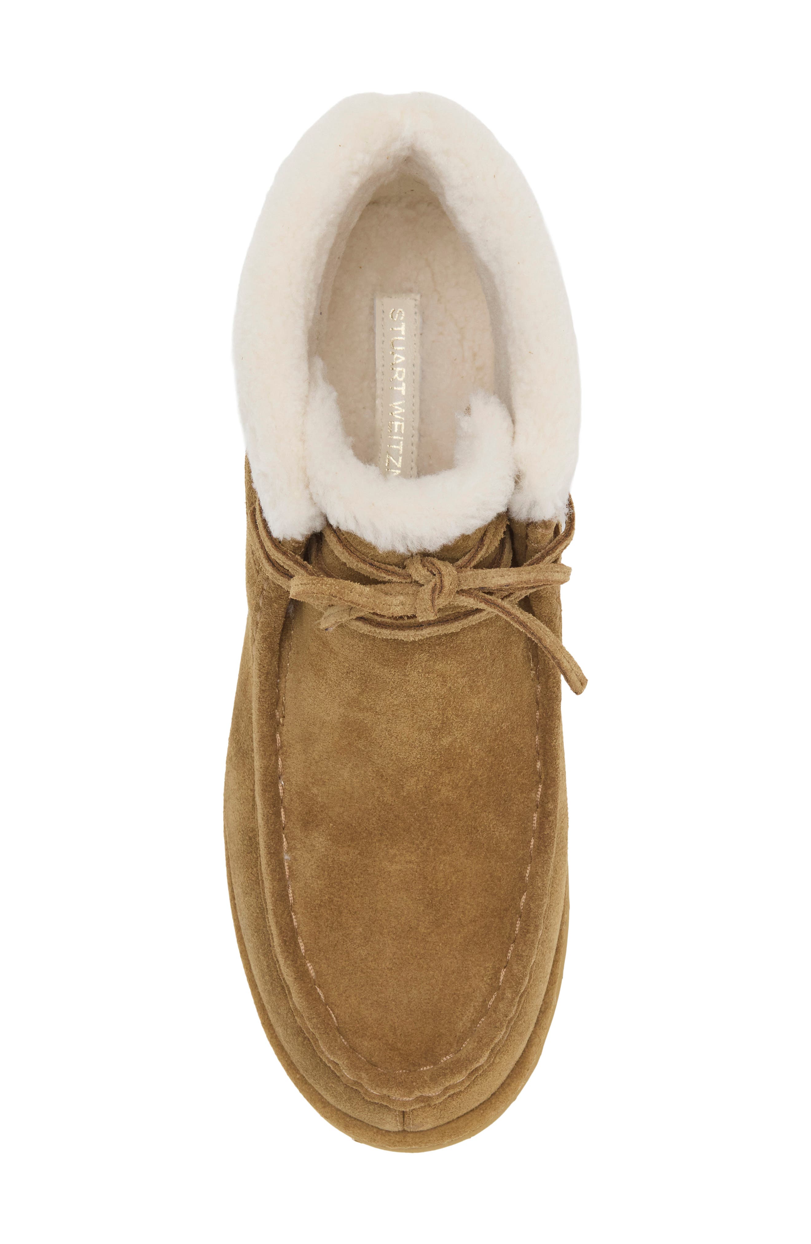 Marlow Genuine Shearling Chukka Boot, Alternate, color, TOBACCO/NATURAL